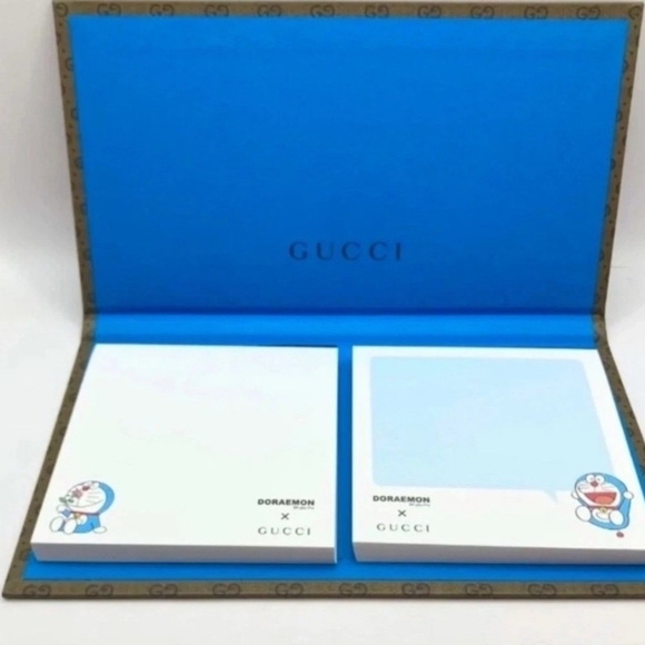 NEW Gucci x Doraemon Collab Japan Exclusive Hard Cover A5 Notebook and Notepad - Picture 13 of 14